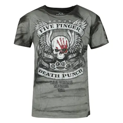 Five Finger Death Punch Logo T-Shirt grey