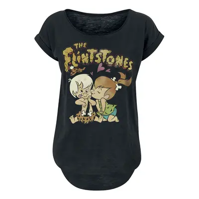 The Flintstones Pebbles & Bambam T-Shirt black