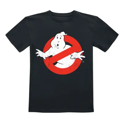 Ghostbusters Kids - Distressed Logo T-Shirt black