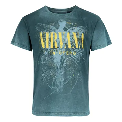 Nirvana In Utero Dye T-Shirt turquoise