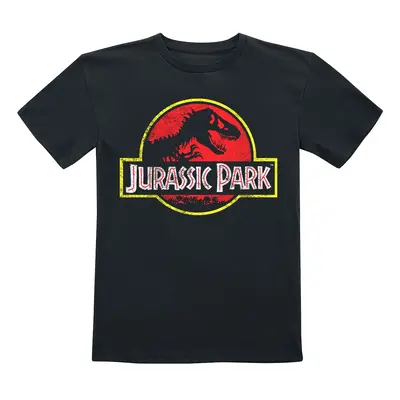 Jurassic Park Kids - Distressed Logo T-Shirt black