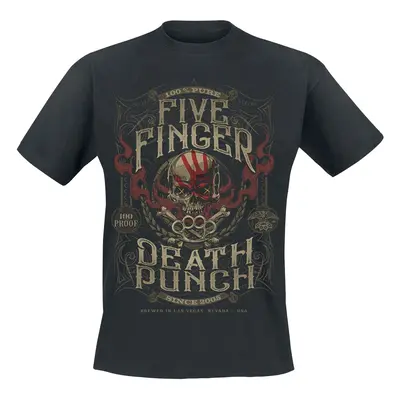 Five Finger Death Punch 100 Proof T-shirt T-Shirt black