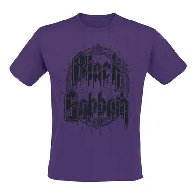 Black Sabbath Black Emblem T-Shirt purple