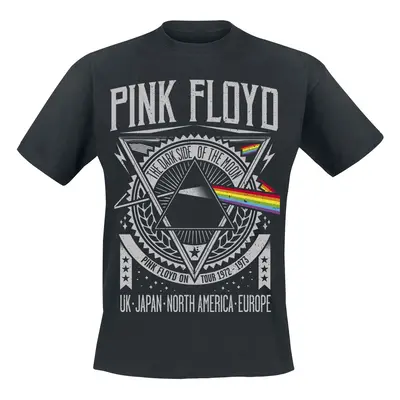 Pink Floyd The Dark Side Of The Moon - Tour 1972 T-Shirt black