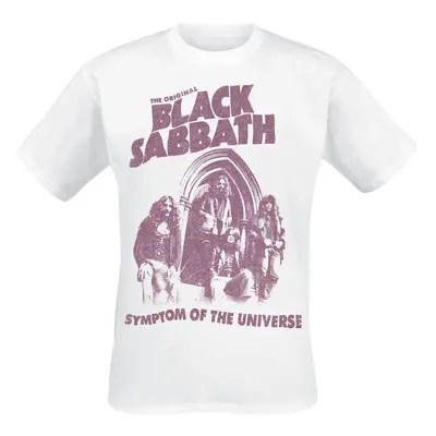 Black Sabbath Symptom Of The Universe T-Shirt white