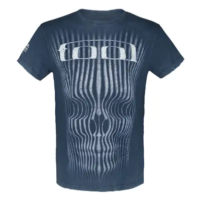 Tool Grid Skull T-Shirt blue