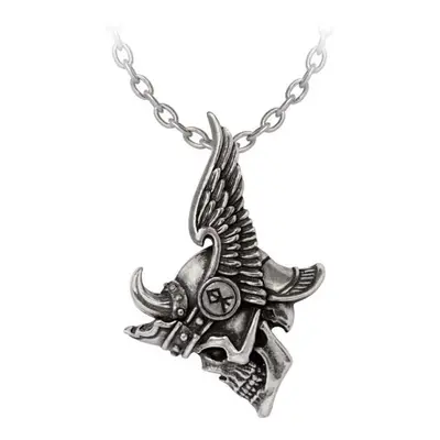 Alchemy Gothic Journey to Valhalla Pendant Necklace black silver