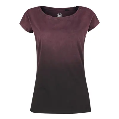 Outer Vision Marylin T-Shirt grey wine red