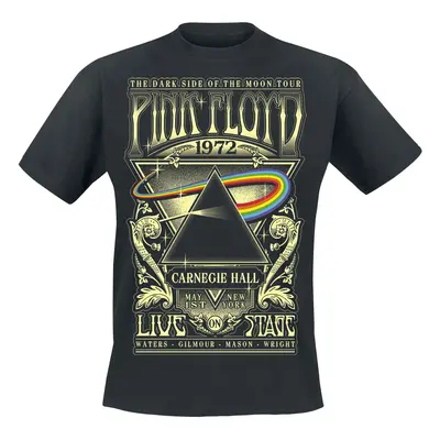 Pink Floyd The Dark Side Of The Moon - Live On Stage 1972 T-Shirt black