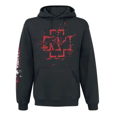 Rammstein Mein Herz Brennt - Spraylogo Hooded sweater black