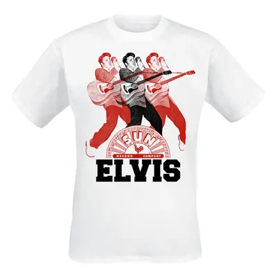 Presley, Elvis Live Repeat T-Shirt white