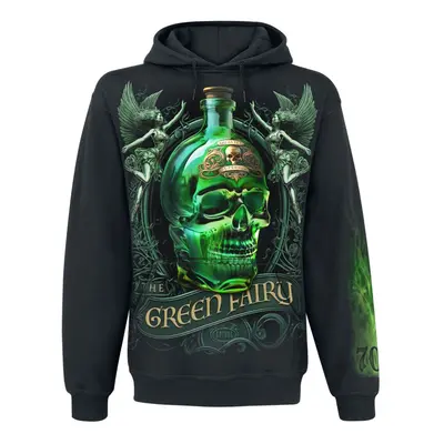 Spiral The Green Fairy Hooded sweater black