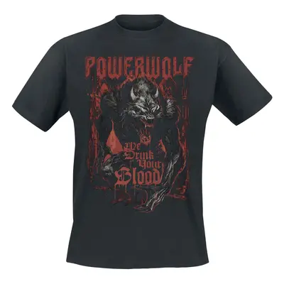 Powerwolf We Drink Your Blood T-Shirt black