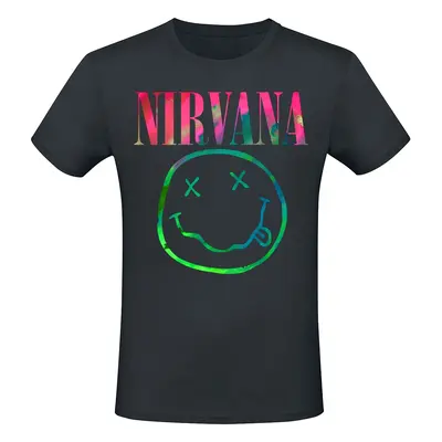 Nirvana Rainbow Logo T-Shirt black