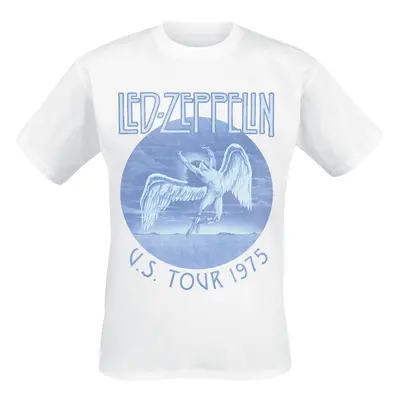 Led Zeppelin Tour 75 T-Shirt white