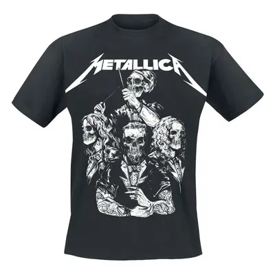 Metallica S&M2 Skull Tux T-Shirt black