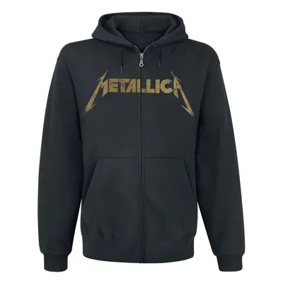 Metallica Hetfield Iron Cross Guitar Hooded zip black