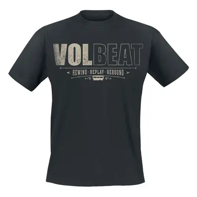 Volbeat Distressed Logo T-Shirt black