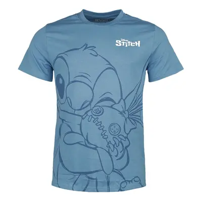 Lilo & Stitch Hugging Stitch T-Shirt blue