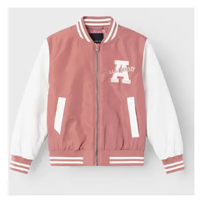 Name it NKNMain bomber jacket Jacket pink white