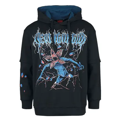 Stranger Things Demogorgon Hooded sweater black