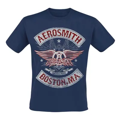 Aerosmith Boston Pride T-Shirt navy