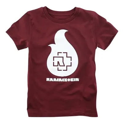 Rammstein Kids - Flamme T-Shirt burgundy