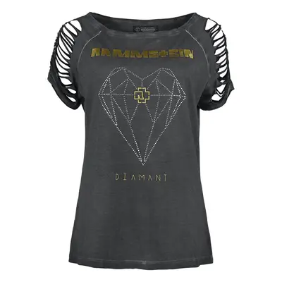 Rammstein Diamant T-Shirt dark grey