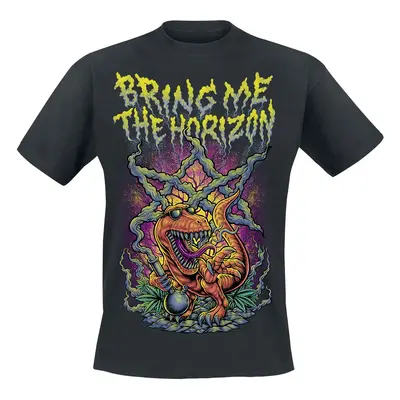 Bring Me The Horizon Smoking Dinosaur T-Shirt black