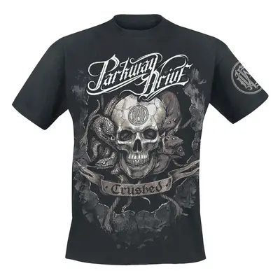 Parkway Drive Crushed Skull T-Shirt black