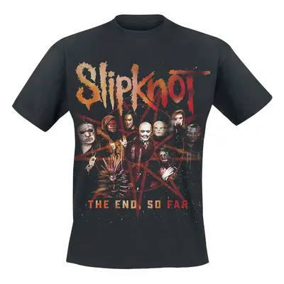 Slipknot The End, So Far Group Star T-Shirt black