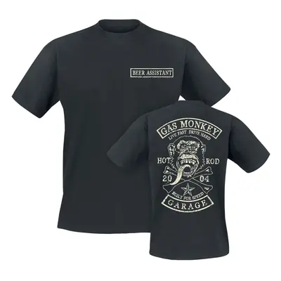 Gas Monkey Garage Hot Rod - Beer assistant T-Shirt black