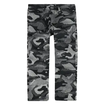 Urban Classics Laser Camo Printed Jeans Jeans black camo