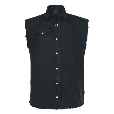 Spiral Solid Black Vest black