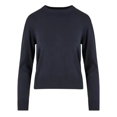 Urban Classics Ladies Knitted Roundneck Jumper Sweatshirt black