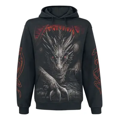 Spiral Majestic Draco Hooded sweater black