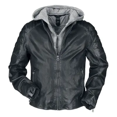 Gipsy GMORMEY LARETV Leather Jacket black grey