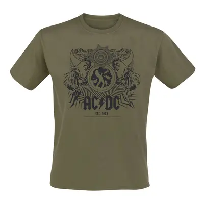 AC/DC Black Ice T-Shirt olive