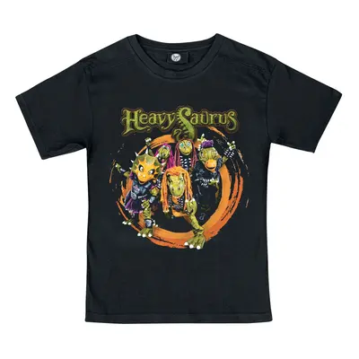 Heavysaurus Metal-Kids - Rock 'n Rarr T-Shirt black