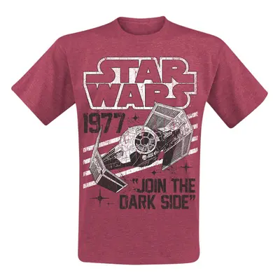 Star Wars Dark Side Tie Fighter T-Shirt red