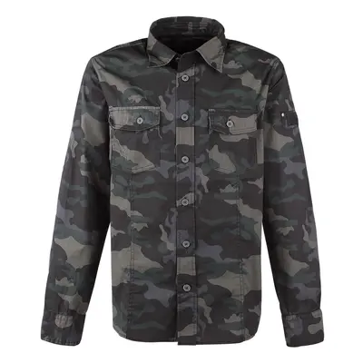 Brandit Slim Fit Shirt Longsleeve dark camo