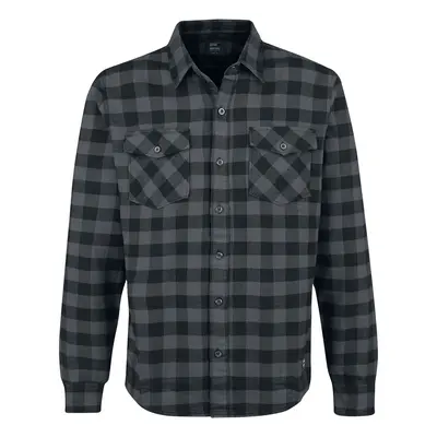 Vintage Industries Harley Shirt Flanel Shirt charcoal black