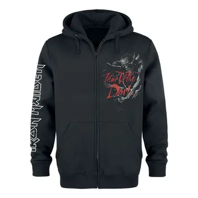 Iron Maiden Fear Of The Dark Hooded zip black