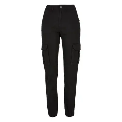 Urban Classics Ladies Cotton Twill Utility Trousers Cargo Trousers black