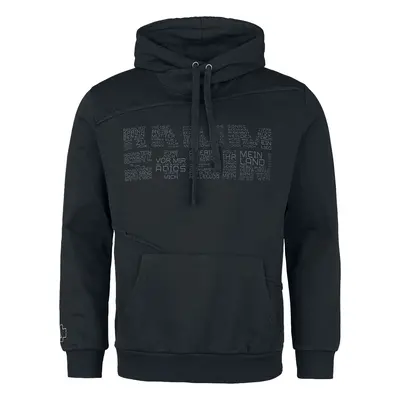 Rammstein Werk Hooded sweater black