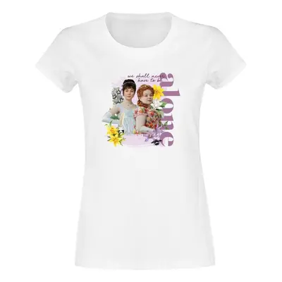 Bridgerton Never Be Alone T-Shirt white