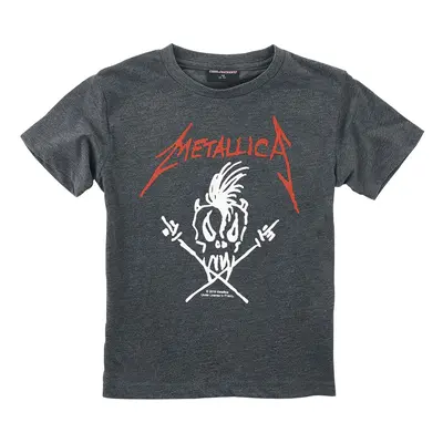 Metallica Metal-Kids - Scary Guy T-Shirt mottled anthracite