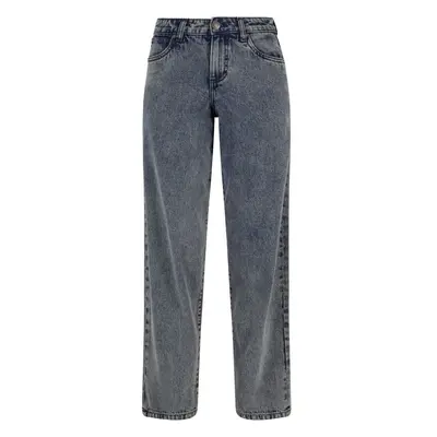 Urban Classics Ladies Mid Waist 90´s Jeans Jeans blue