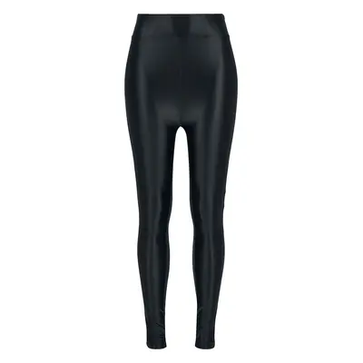 Urban Classics Ladies Highwaist Shiny Metallic Leggings Leggings black