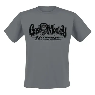 Gas Monkey Garage Logo T-Shirt grey